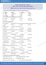 Đề thi giữa kì 2 Tiếng Anh 7 iLearn Smart World - Đề số 7